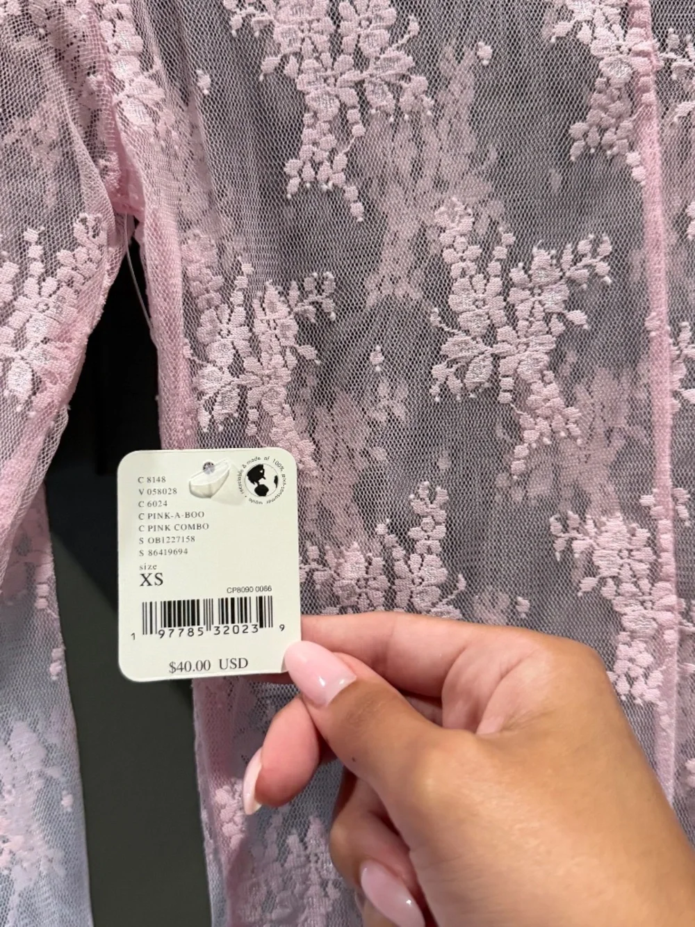 Free People Lady Lux Layering Top XS